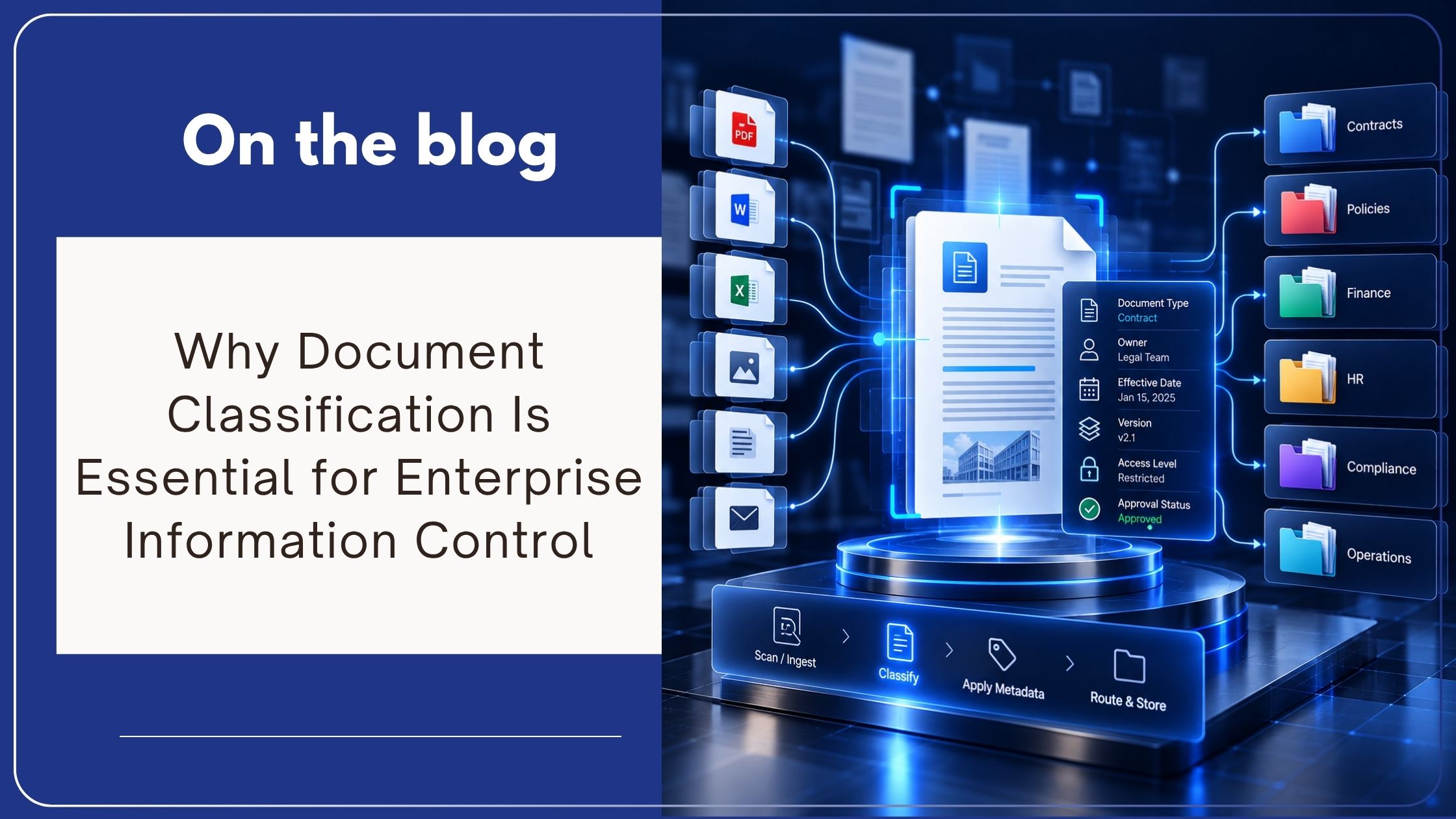 Why Document Classification Is Essential for Enterprise Information Control